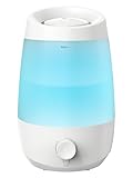 AROEVE Luftbefeuchter Schlafzimmer, 2,5L Luftbefeuchter Kinderzimme, 250 ml/h, 25H Ätherisches Öl Diffusor, Automatische Abschaltung, 25 dB Leise für Babys und Pflanzen, Weiß